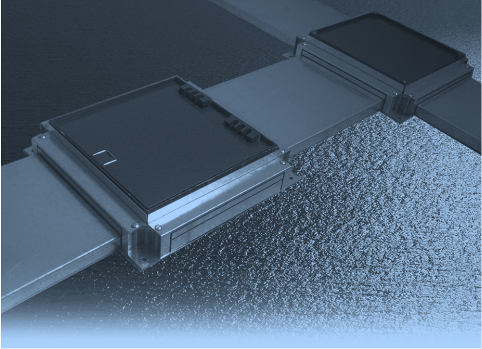 Voltecx products: The Underfloor system, suitable for newly constructed buildings with open plan design.
