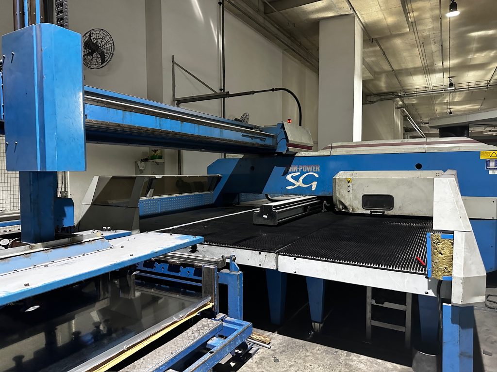 About Voltecx: A machine manufacturing parts for Voltecx's cable management systems.